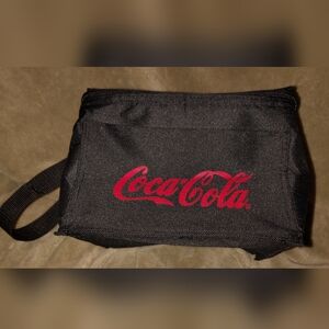 Coca-Cola Black Insulated 6 Pack Cooler